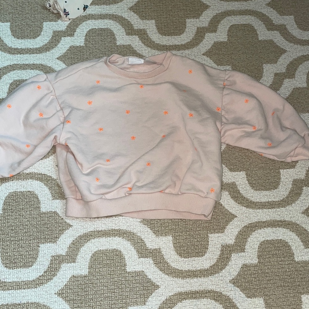 Zara flower sweater